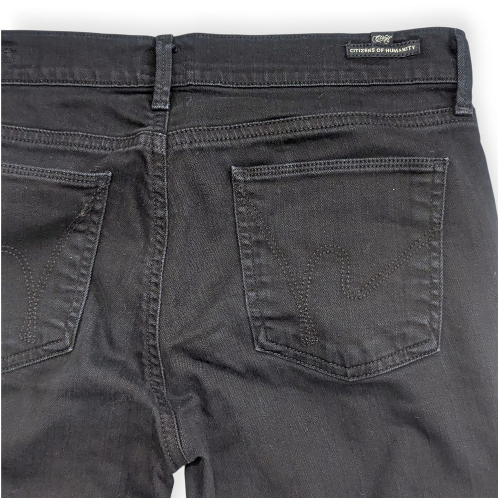 Citizens of Humanity Black Amber Bootcut Midrise Jeans 28 - Picture 6 of 15